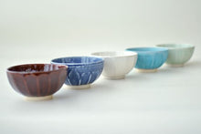 將圖片載入圖庫檢視器 美濃焼 面取り飯碗(5色入) - Never-Never Land