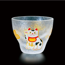 將圖片載入圖庫檢視器 Aderia 石塚硝子 緣起物mono 招財貓 富士山 鯛魚 清酒杯 玻璃杯 - Never-Never Land