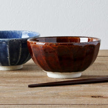 將圖片載入圖庫檢視器 美濃焼 面取り飯碗(5色入) - Never-Never Land